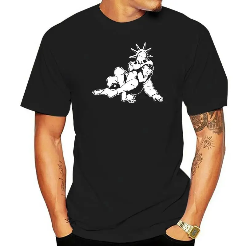 

Принт 8645, мужские футболки с вырезом лодочкой и принтом Трампа Bjj И Jiu, мужские футболки с графическим принтом, футболка