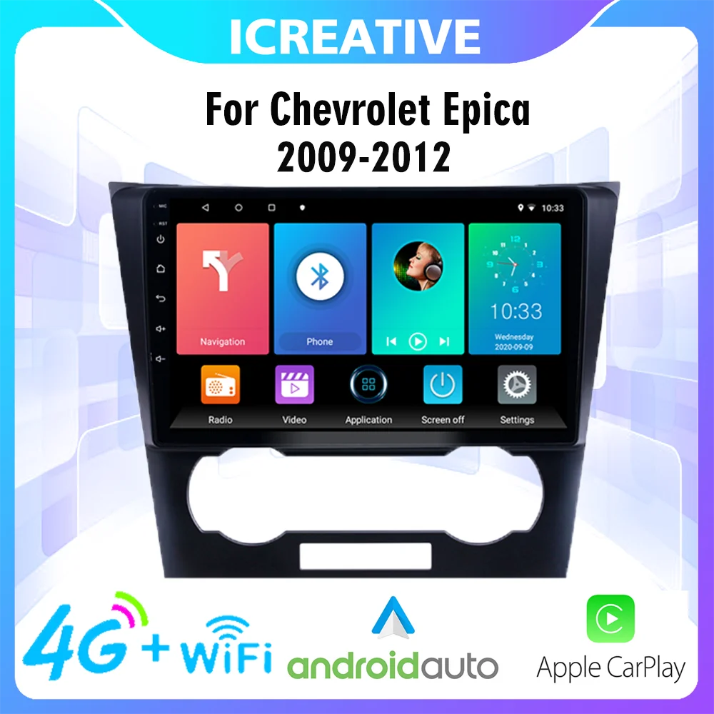 

2 Din Android Autoaudio 4G Car Radio For Chevrolet Epica 2009-2012 9 Inch GPS Navigation FM AM Bluetooth Stereo Player