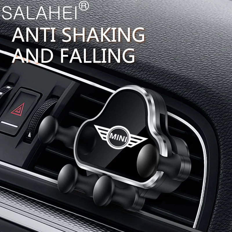 

Car Snap-on Mobile Phone Holder Accessory For BMW Mini Cooper F54 F55 F56 F57 R50 R52 R53 R55 Cabrio Coupe Roadster JCW Clubman