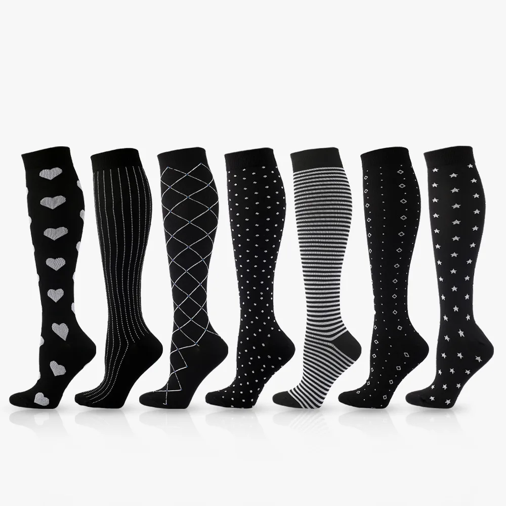 

Compression Socks Big Kid Youth Men Women Compression Stockings Plus Size Running Outdoor Sports Crossfit Flight Travel Nurses