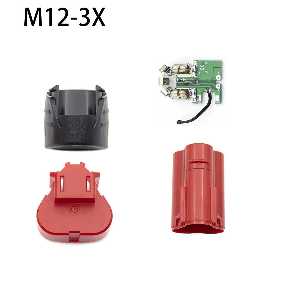 

Useful Durable Practical Quality Brand New Battery Shell Kit M12 Plastic Repair 1set Accessories Circuit Board