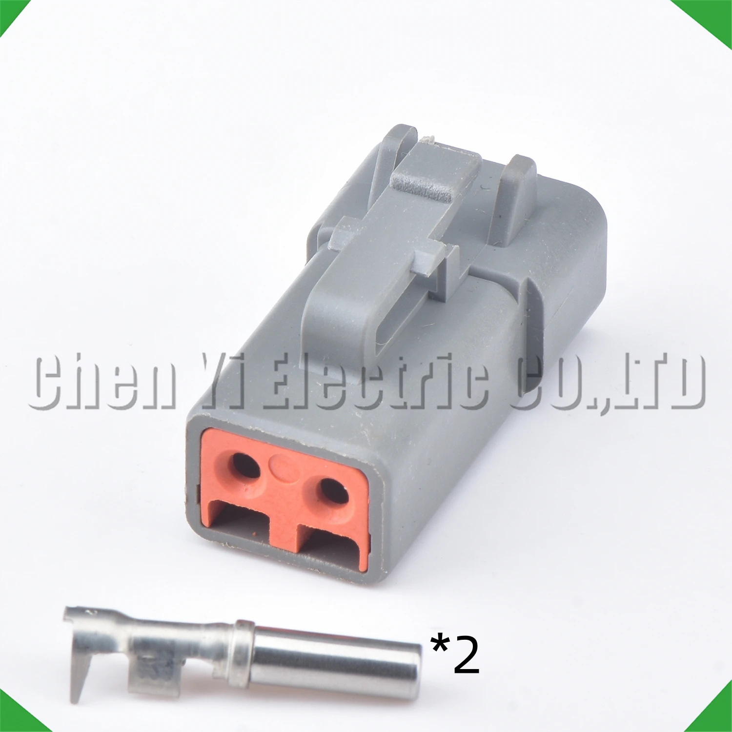 

Серия DTP, 2 контакта, серый автомобильный водонепроницаемый разъем, фоторазъем для грузовика Cummins с проводами 15 см 12 AWG