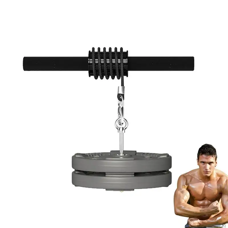 

Arm Workout Bar Forearm Wrist Training Roller Muscle Exerciser Arms Biceps Workout Trainer For Home Gym