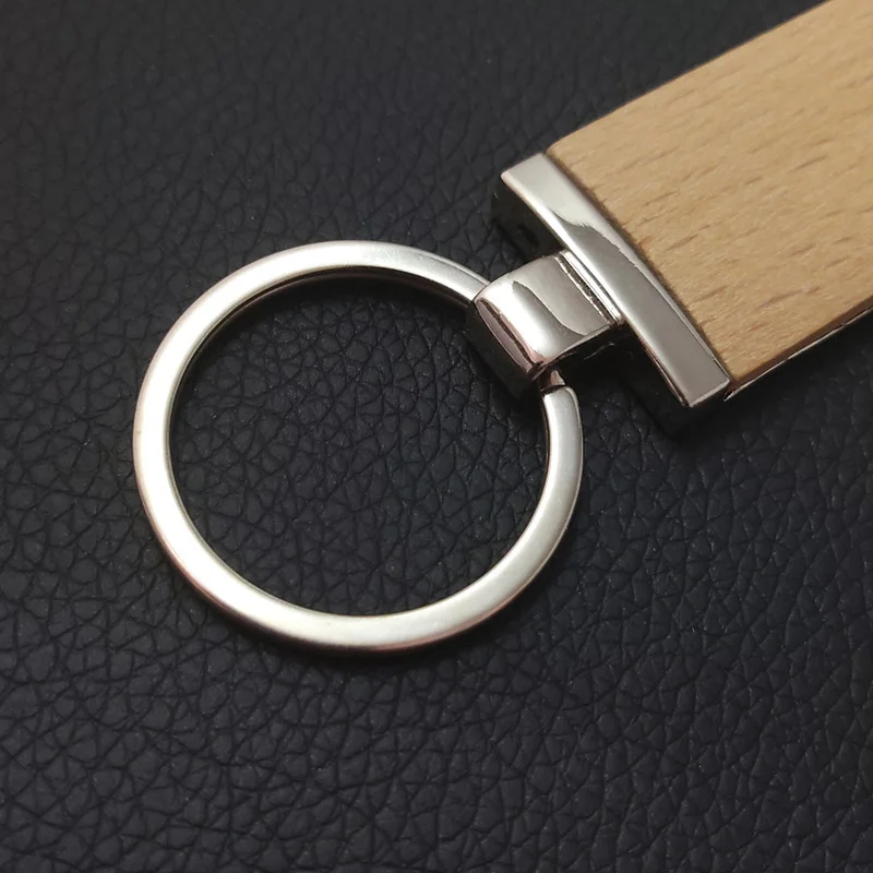 Круглые деревянные брелоки для ключей 5/10 шт