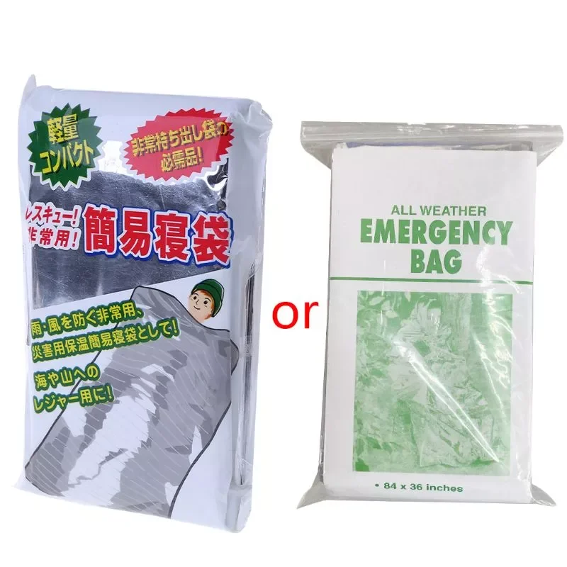 

Portable Waterproof Silver Reusable Emergency Foil Camping Survival Sleeping Bag
