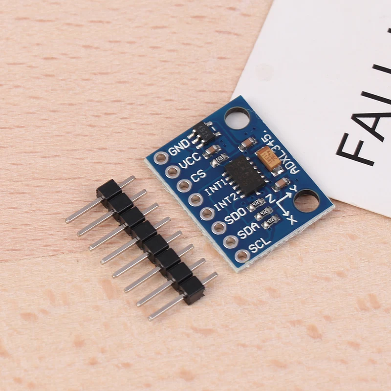 ADXL345 GY-291 3-осевой цифровой модуль ускорения гравитационного наклона Передача IIC/SPI