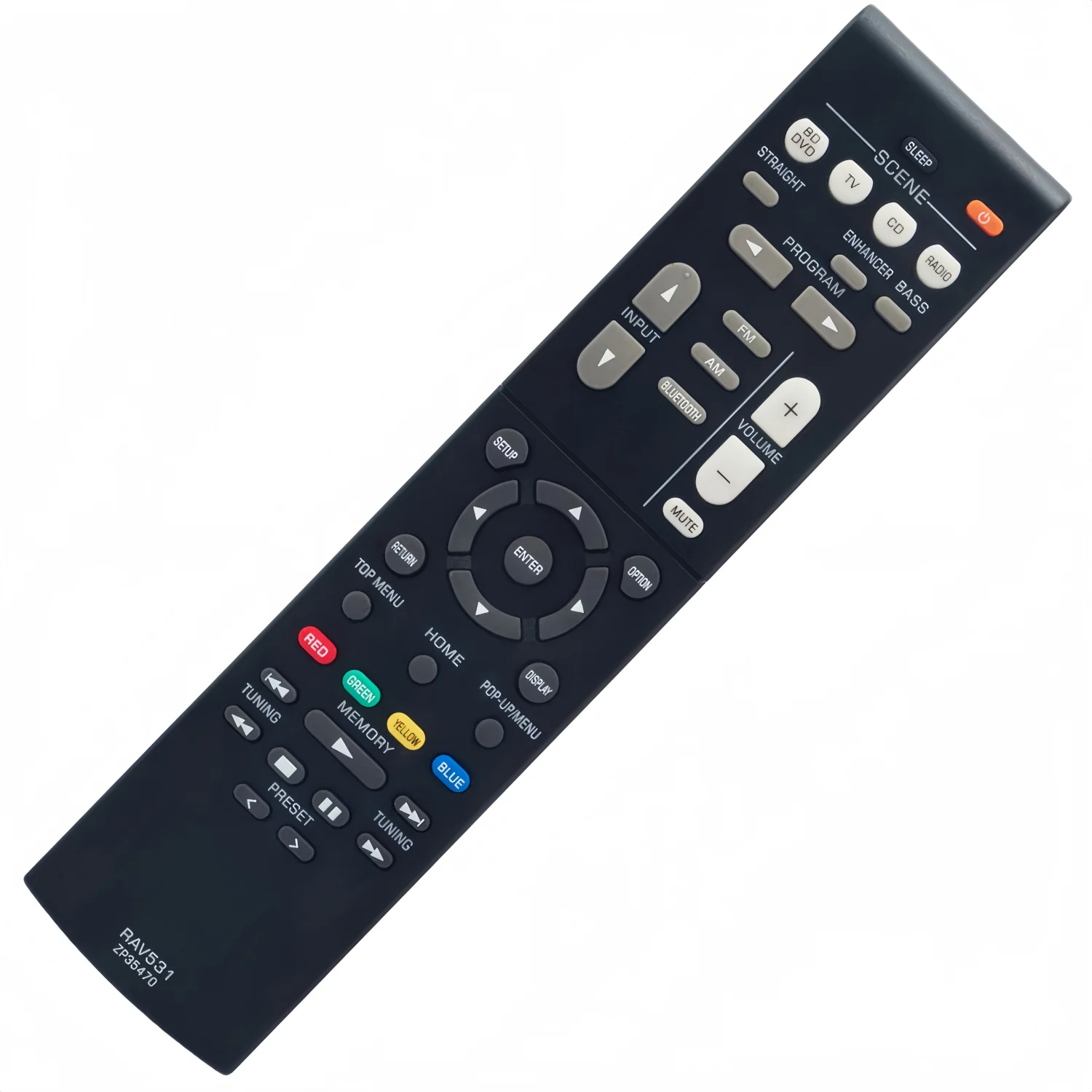 100% НОВЫЙ пульт дистанционного управления RAV531 ZP35470 для Yamaha AV-ресиверов RX-V383, HTR-3071, RX-V483, HTR-4071, RX-V381, HTR-3069, RX-V379, HTR-3068 (art.: 3920daef9dda6) - 3920daef9dda6