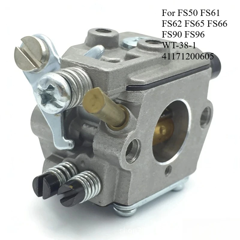 Фото Подходит для карбюратора Stihl Walbro FS50 FS61 FS62 FS65 FS66 FS90 FS96 WT-38-1 41171200605 №3