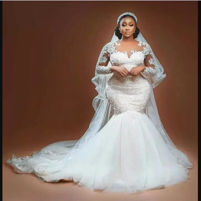 Очаровательное кружевное свадебное платье русалки по индивидуальному заказу Robe