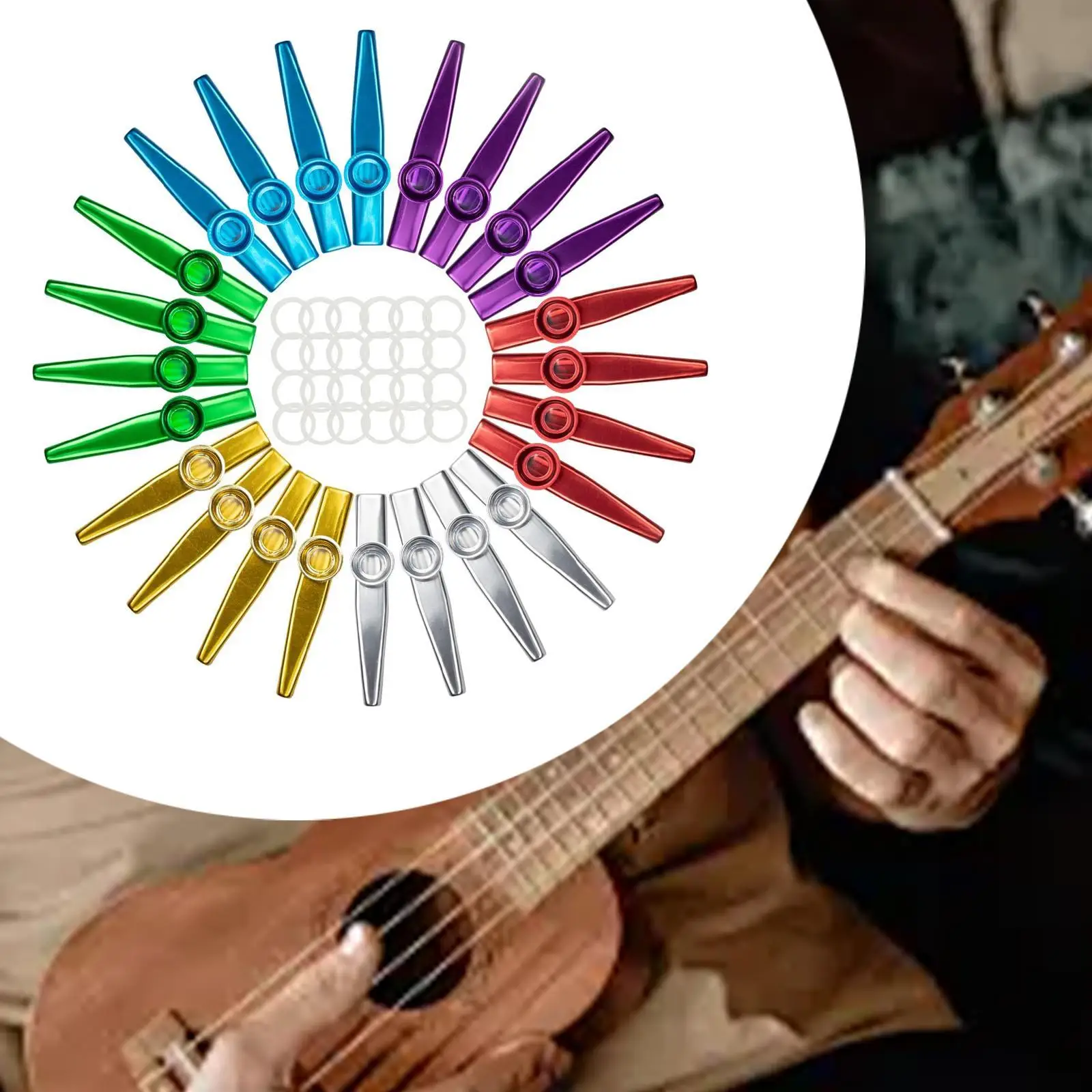 Металлическая флейта Kazoos в подарок для скрипки фортепиано клавиатуры-компаньона