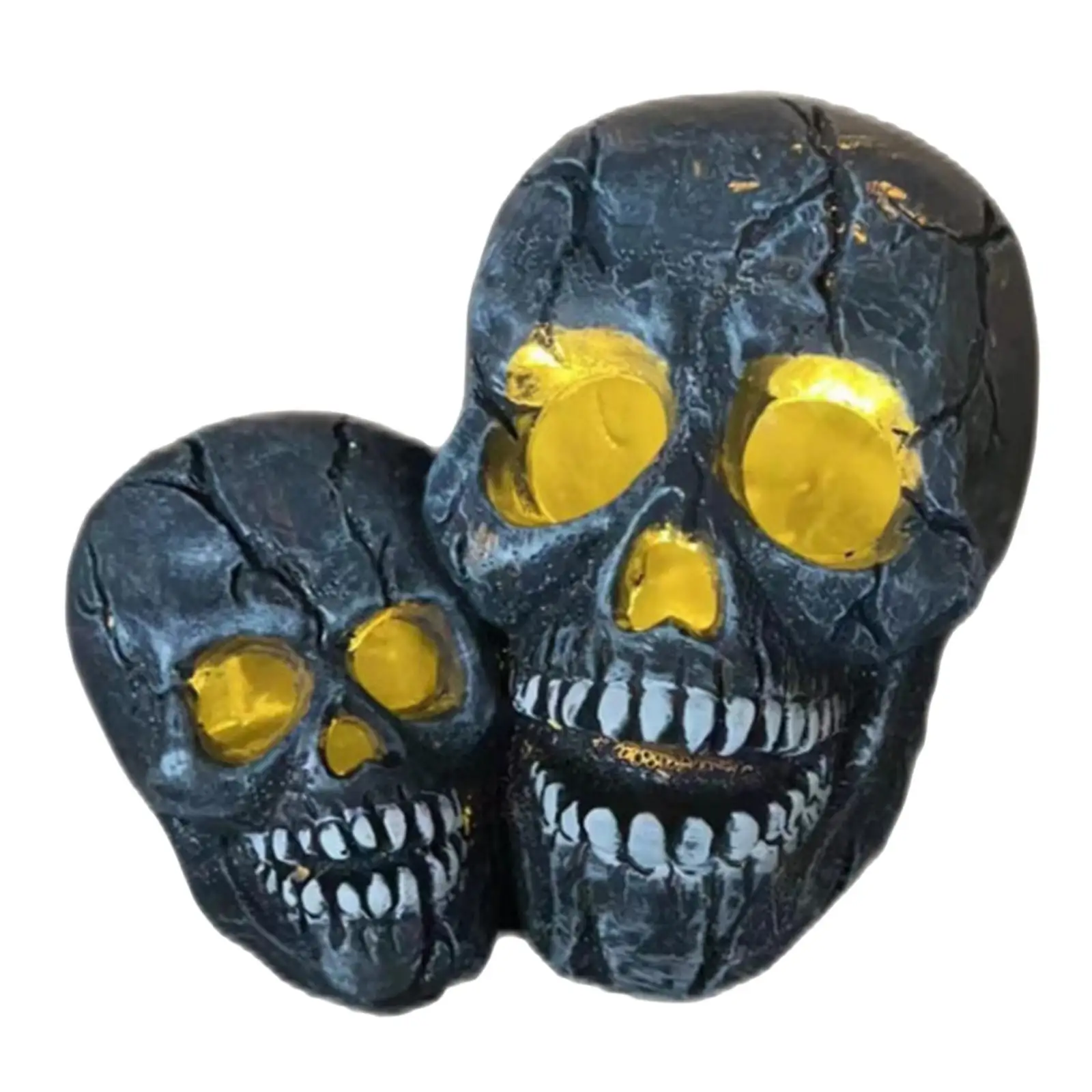 

Светодиодный светильник в виде черепа, Забавный креативный светильник в виде черепа, полимерный ночник, светильник в виде статуи черепа для вечеринки, украшение для бара, домашний декор, подарок