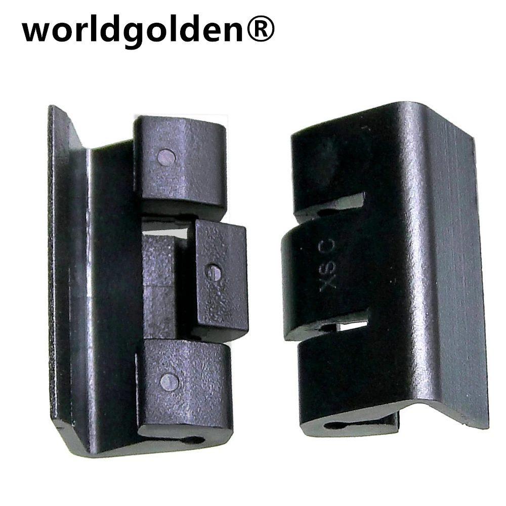 

Worldgolden, 10 шт., пластиковые зажимы для автомобильных дверей, верхняя дождевая лента, уплотнительная Пряжка для bmw 51131924953