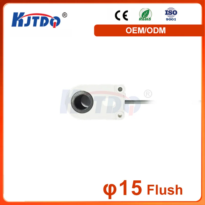 Универсальный индуктивный датчик приближения φ 15 IP67 Sn 15 мм PNP NPN NO NC Ring 12 В 24 В постоянного тока 110 В переменного тока