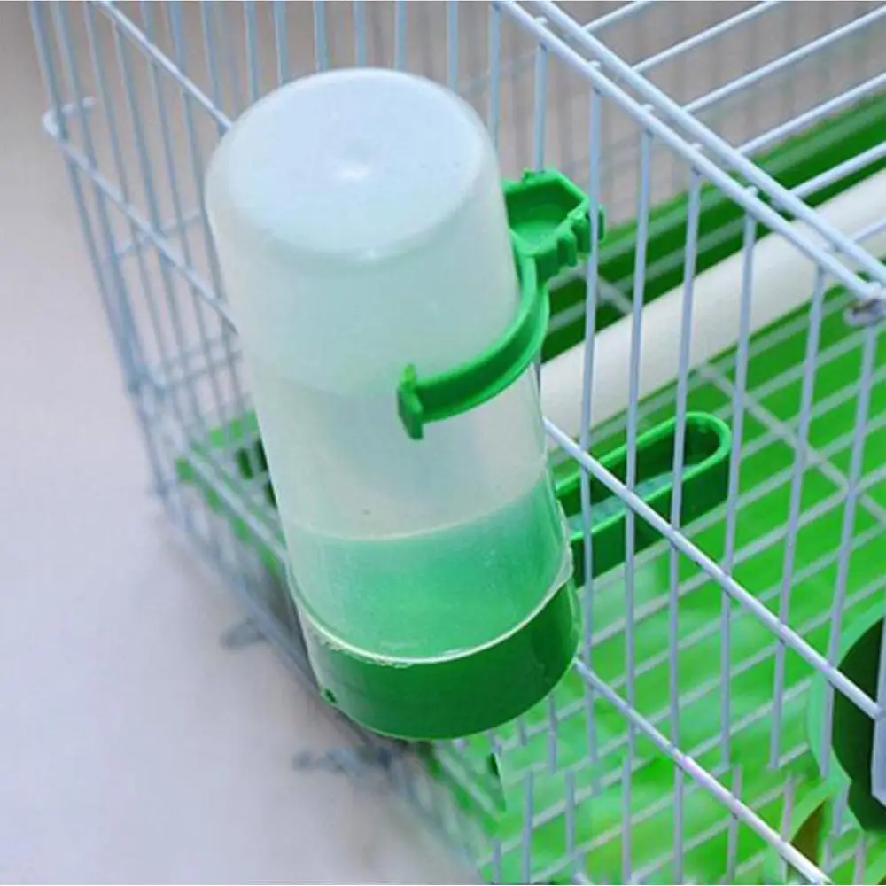 

Bird automatic drinker drinking water feeding trough parrot starling anti-sprinkler feeder bird feeder Home Garden Pet Products