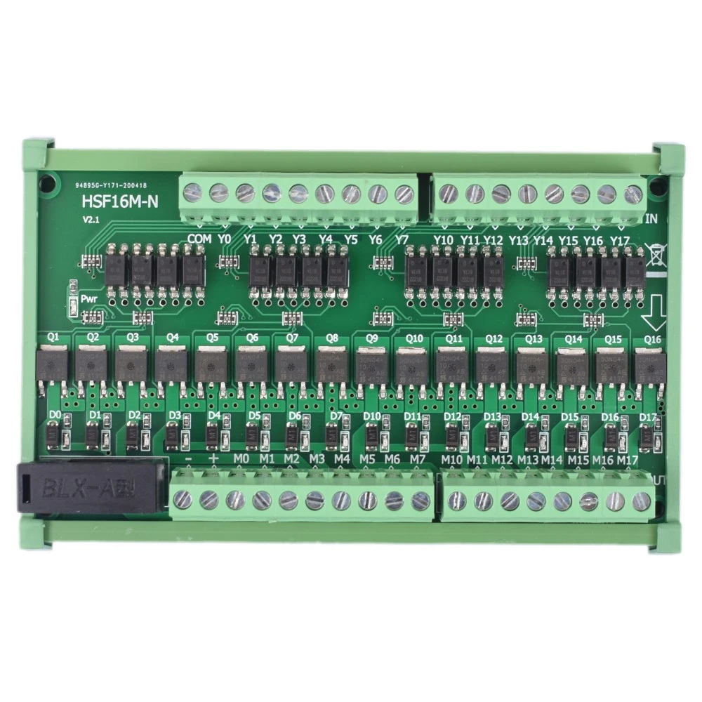 

isolated amplifier Board 16 channel 8A OptoCoupler for PLC output board terminal station relay motor controller