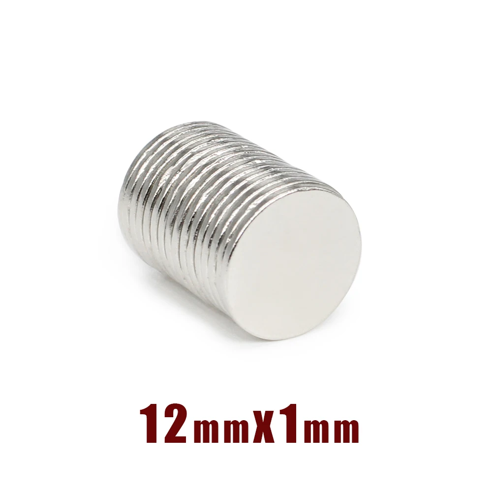20/50/100/200/300/500 шт. 12x1 круглые мощные магниты N35 Постоянный Неодимовый магнитный диск