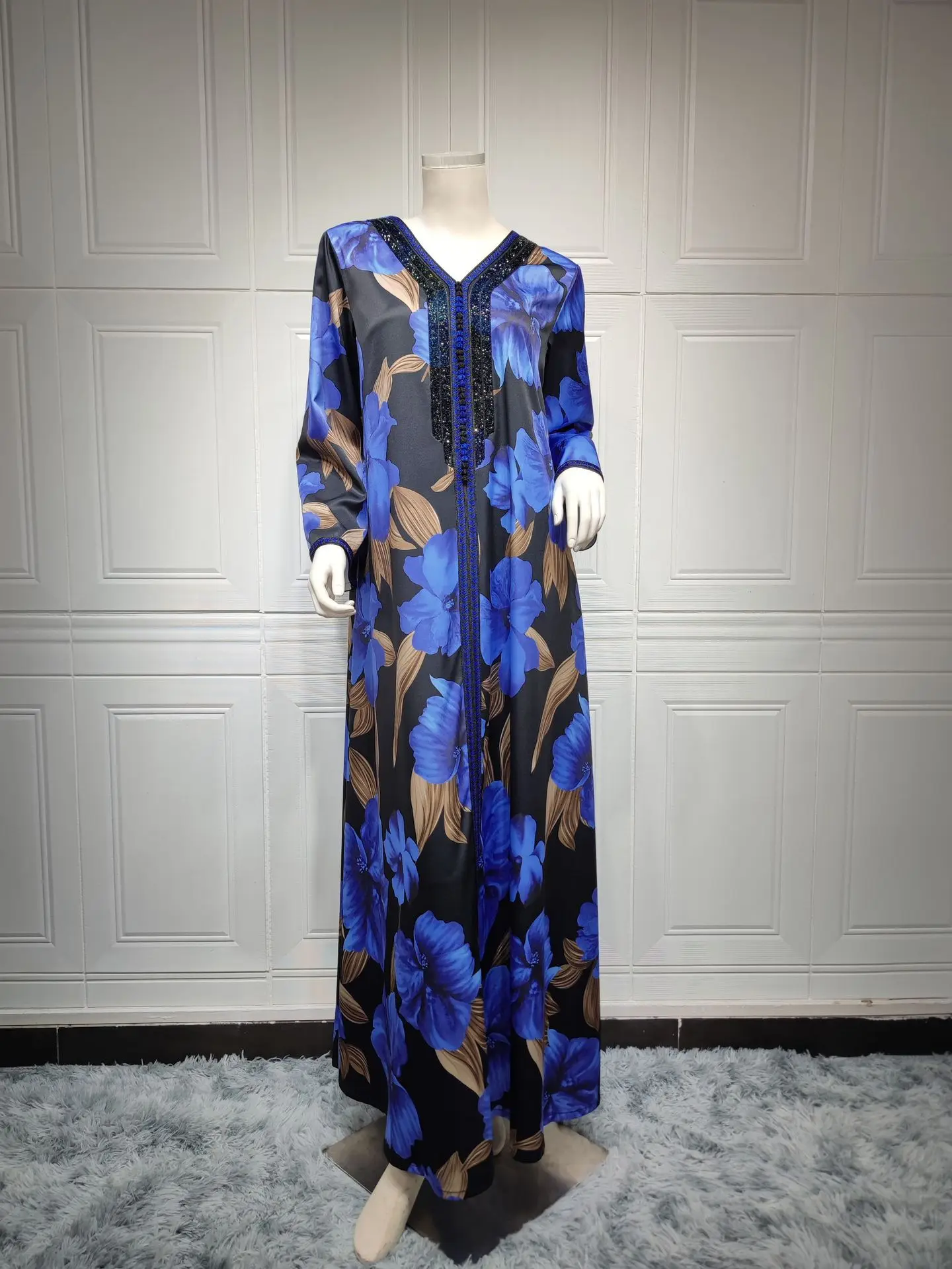 Muslim Long Arabic Dress Kaftan Robe Jalabiya Turkey Abayas for Women Dubai Caftan Marocain Islam Clothing Abaya Femme Musulman