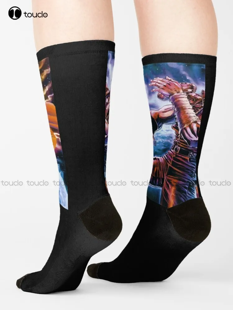 

Fist Of The North Star T-Shirt Socks Work Socks For Men Fashion Creative Leisure Funny Harajuku Art Abstract Oil Painting Socks