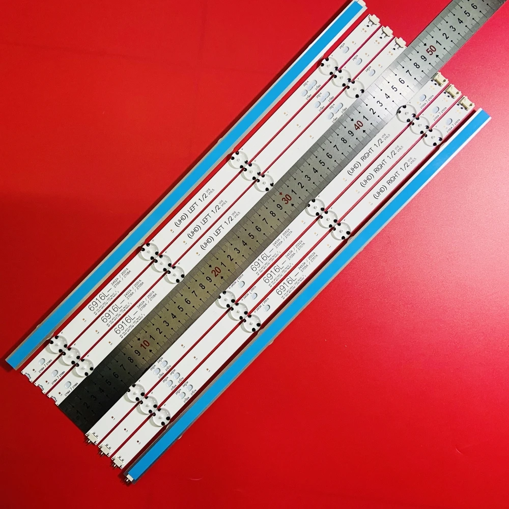 Новая светодиодная лента для подсветки 49UH6210 49UH610A 49UH610T 49UH610V 49UH617T 49UH617V 49UH617Y 49UW340C