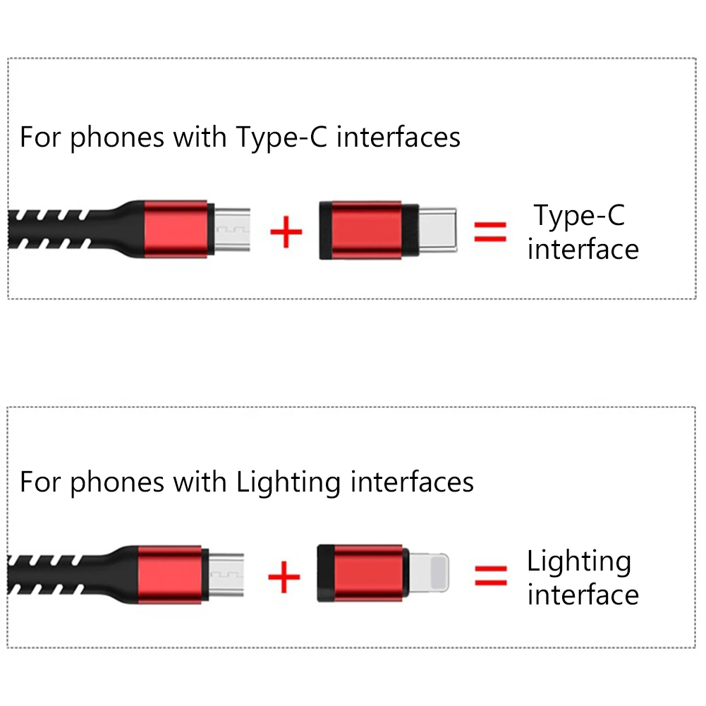 1080 футов P Full HD 3-в-1 Hdmi-совместимый кабель Lightning Type-C к MHL адаптер Micro USB телефон ТВ