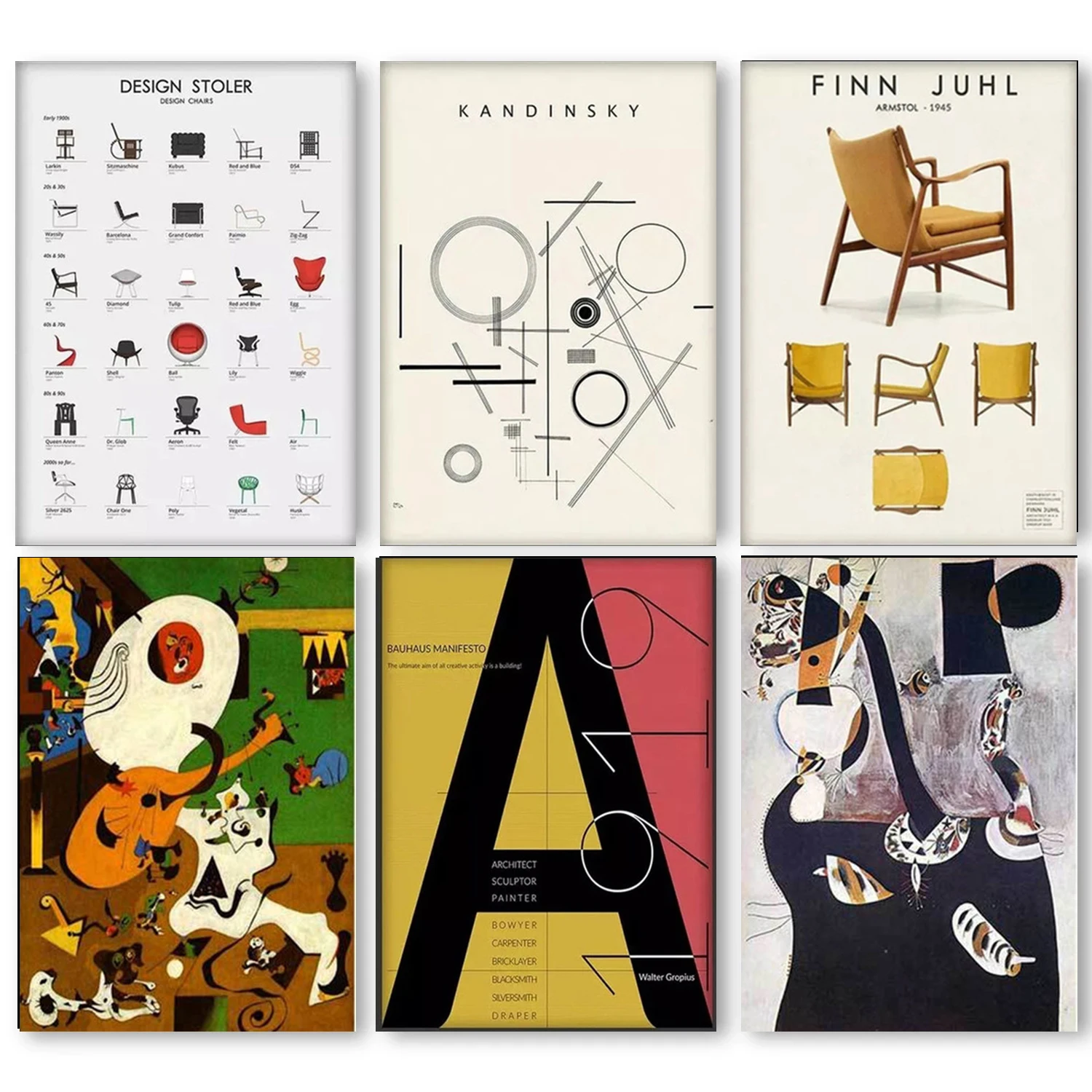 Canvas Painting Poster Scandinavian Life Abstract Printmaking For Living Room Home Decoration Painting Art