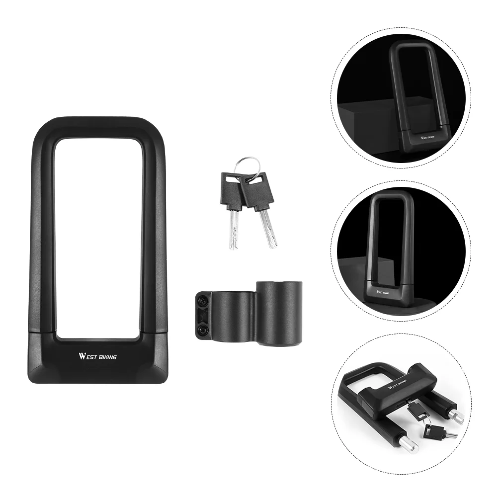 

1pc Lock Universal U-shaped Durable Safety Lock Lock Tool Accessory for Cycle Bike