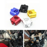 1 pair cnc 22mm 28mm off road motorcycle bar clamps handlebar risers adapter for 78 1 18 pit dirt motorbike