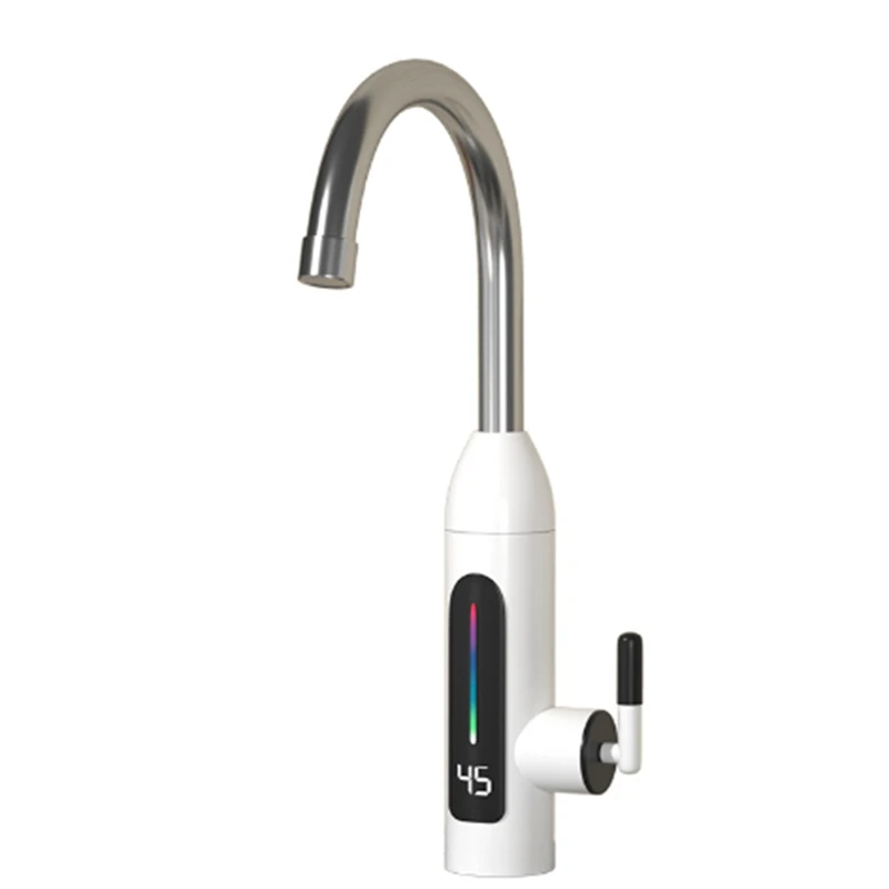 

Display Cold Water Heating Hot Cold Dual-Use Tankless Water Quickly Heating Tap With LED Display EU Plug