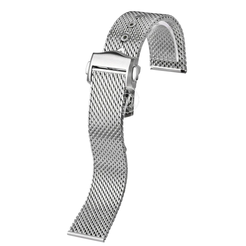 For Omega Seamaster Series 300 M Diving Watch Strap 007 Version Watch Band Diver3000m Stainless Steel Mesh Belt