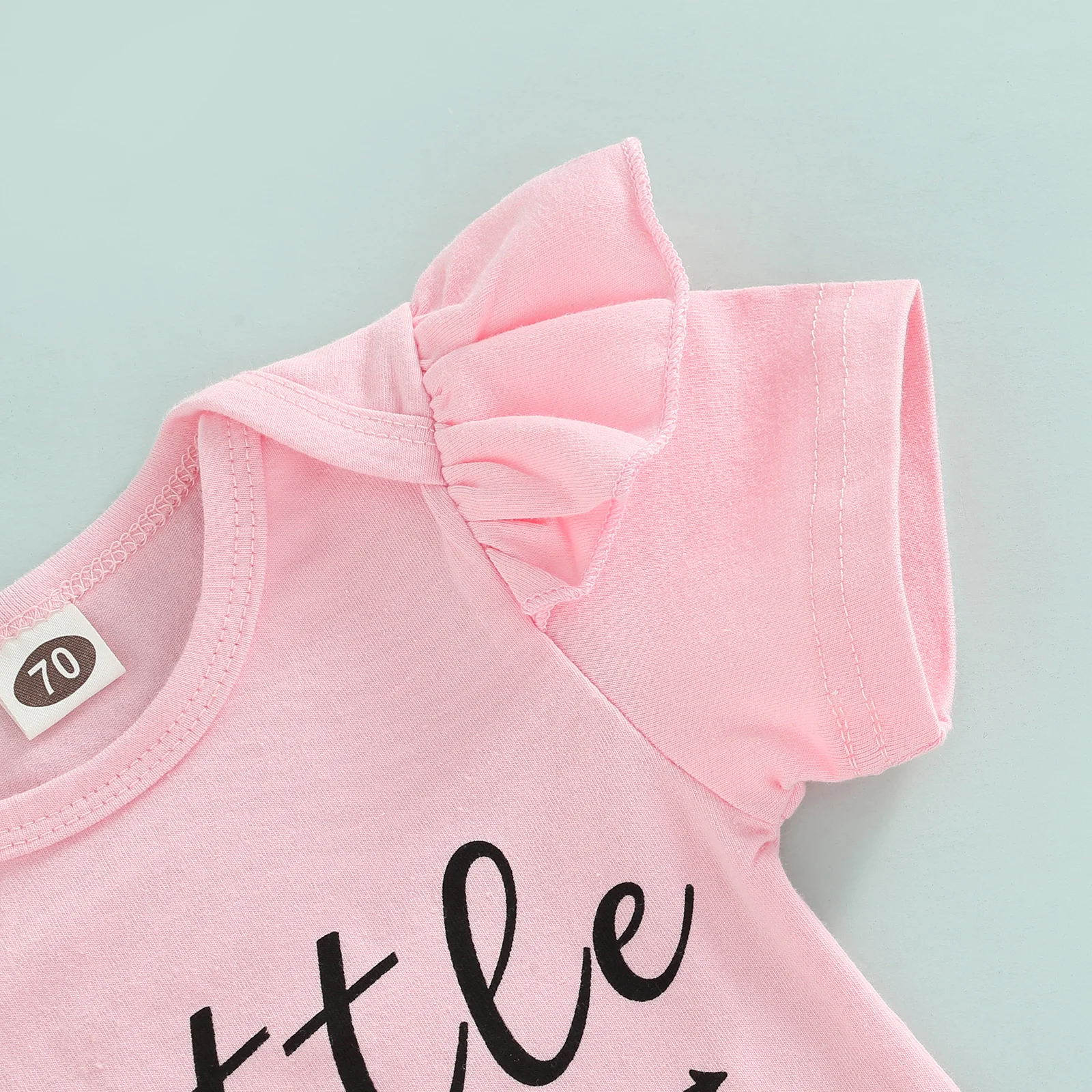 Костюм с короткими брюками для новорожденных девочек комбинезон коротким