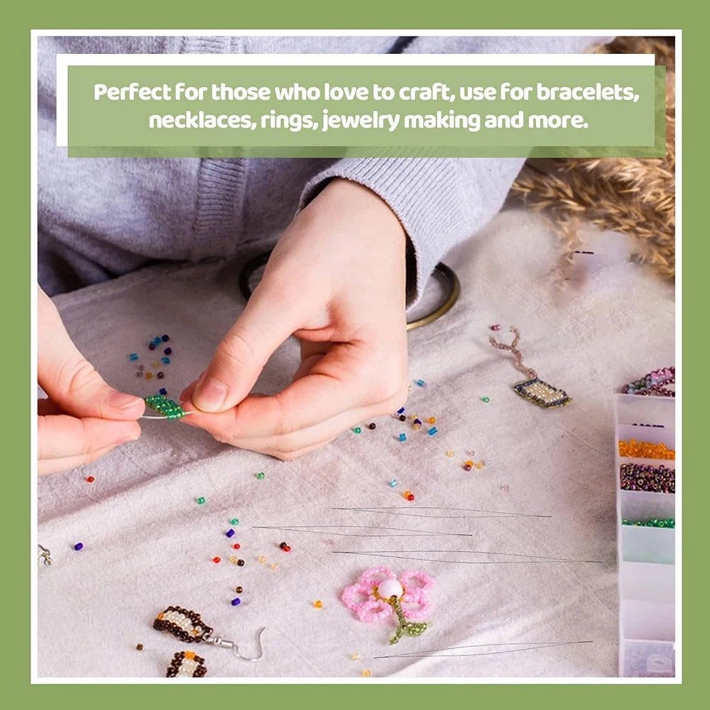 Иглы Длинные прямые для вышивания бисером 6 шт.