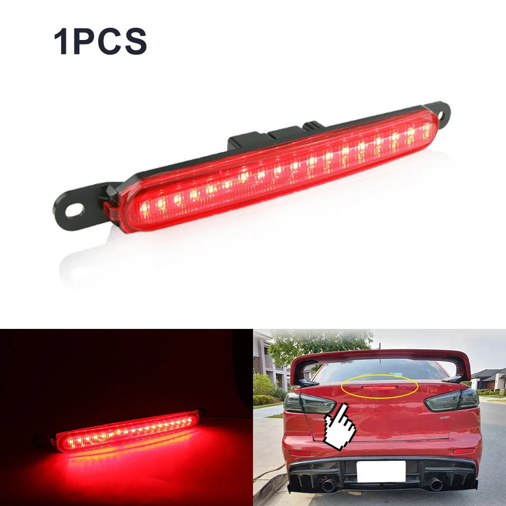 

1 шт. светодиодный задний третий стоп-сигнал для Mitsubishi Lancer 2008-2016, высокопозиционный 3-й стоп-сигнал, автомобильные аксессуары # 8334A065