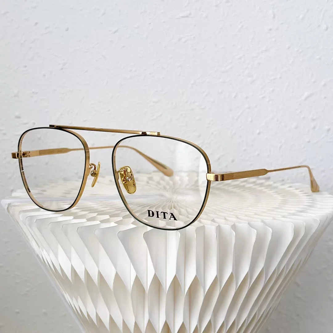 

American Brand DITA DTS409 Style FLIGHT.009 Luxury High Quality Metal Frame Men Eyeglasses Fashion Classic Women Sun Glasses