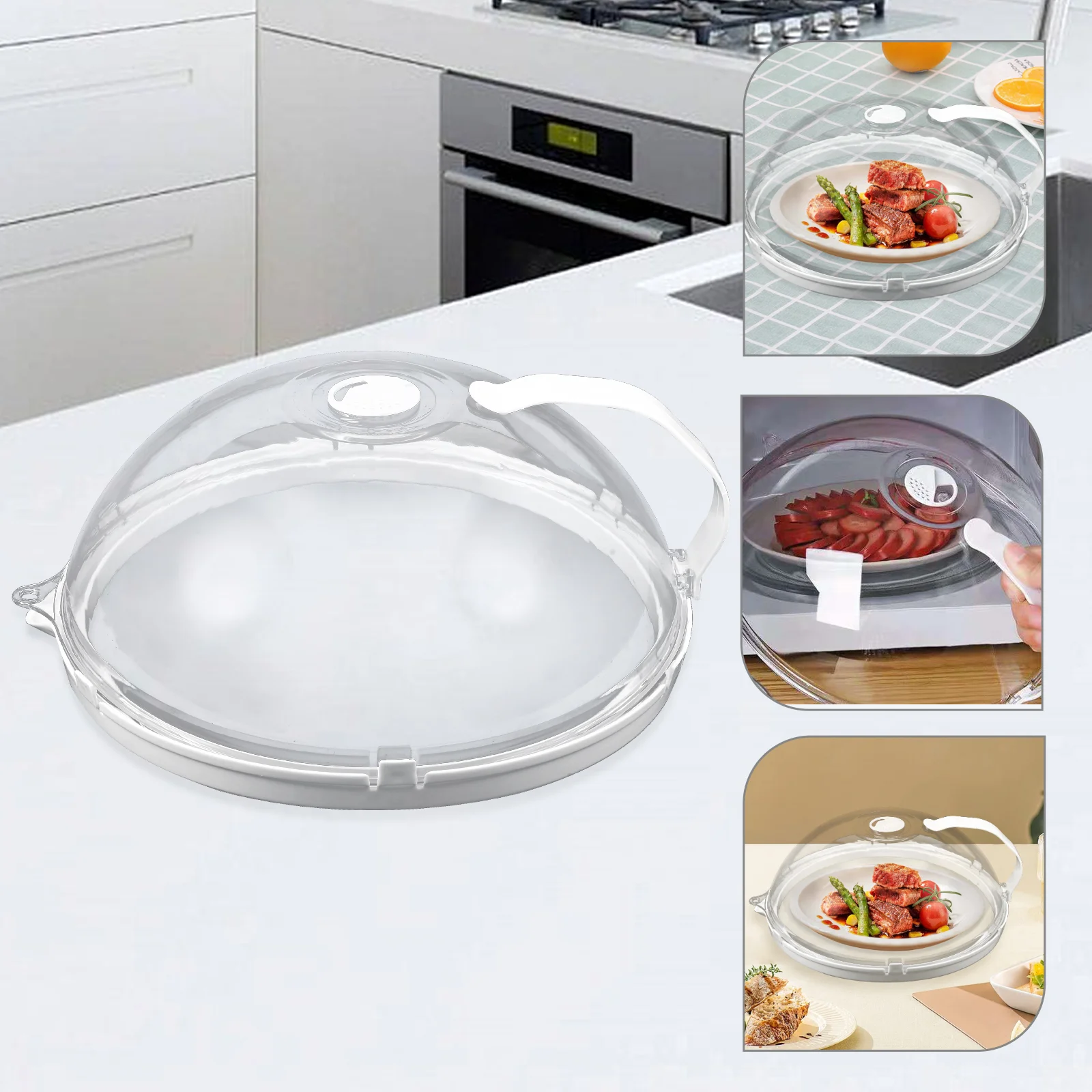 

Cover Splatter Guard Lid Home Kitchen Essential Microwave Cover For Food for Home Microwave Dish