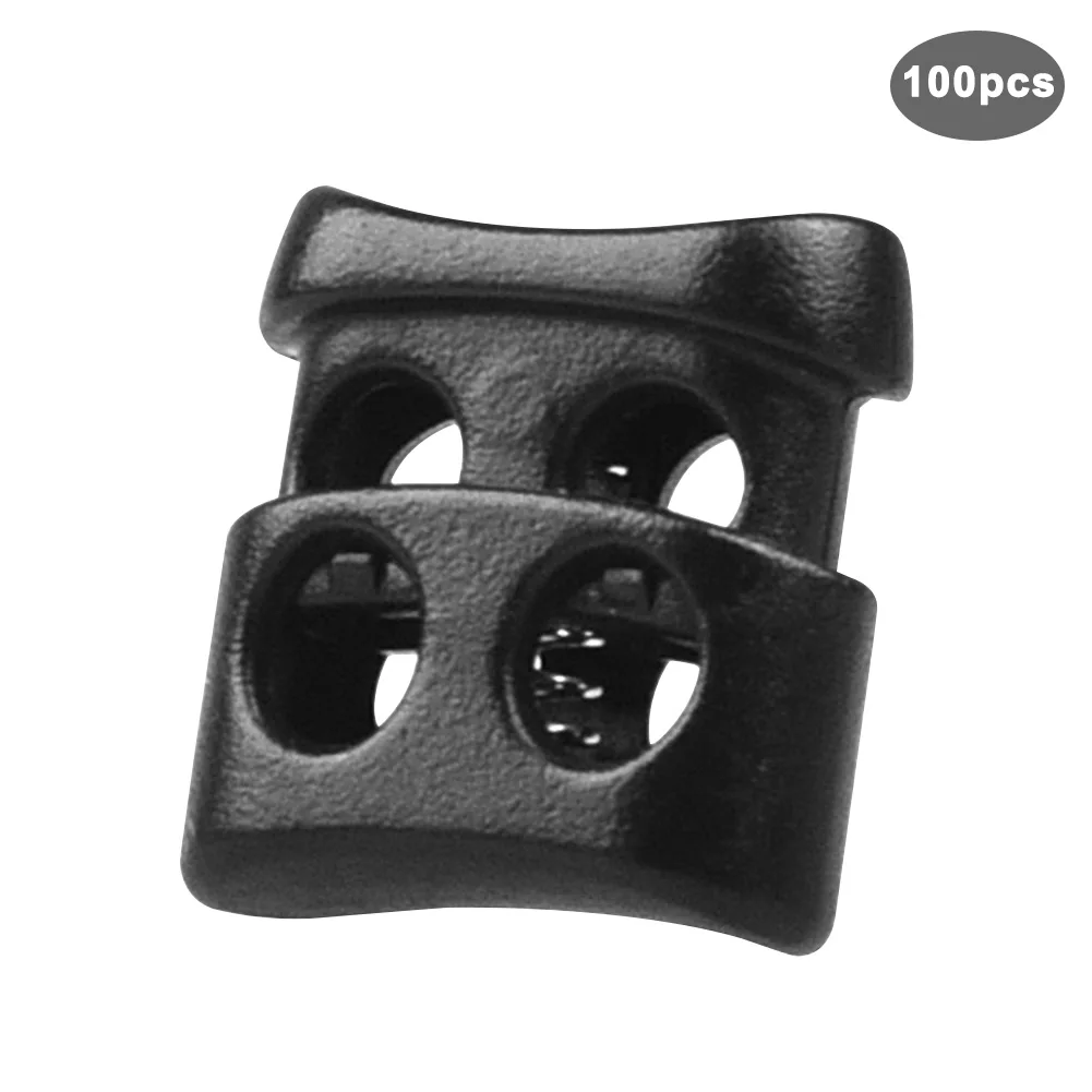 

Replacement Parts Manual Tools Bag Stoppers Double Hole Tents Practical Outdoor Camping Stop Toggle Cord Locks For Drawstrings