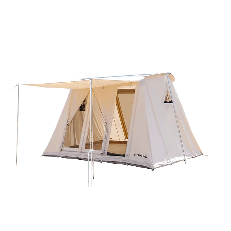

HOMFUL glamping водонепроницаемый хлопковый холст, Весенняя палатка для кемпинга, Всесезонная палатка