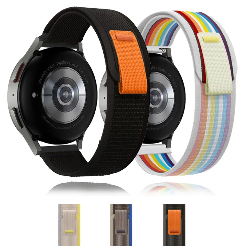 

Ремешок Trail Loop для Samsung Galaxy Watch 5 4 classic 5 Pro active 2 Gear S3 Correa, браслет для Huawei Watch GT 2 3, 22 мм 20 мм