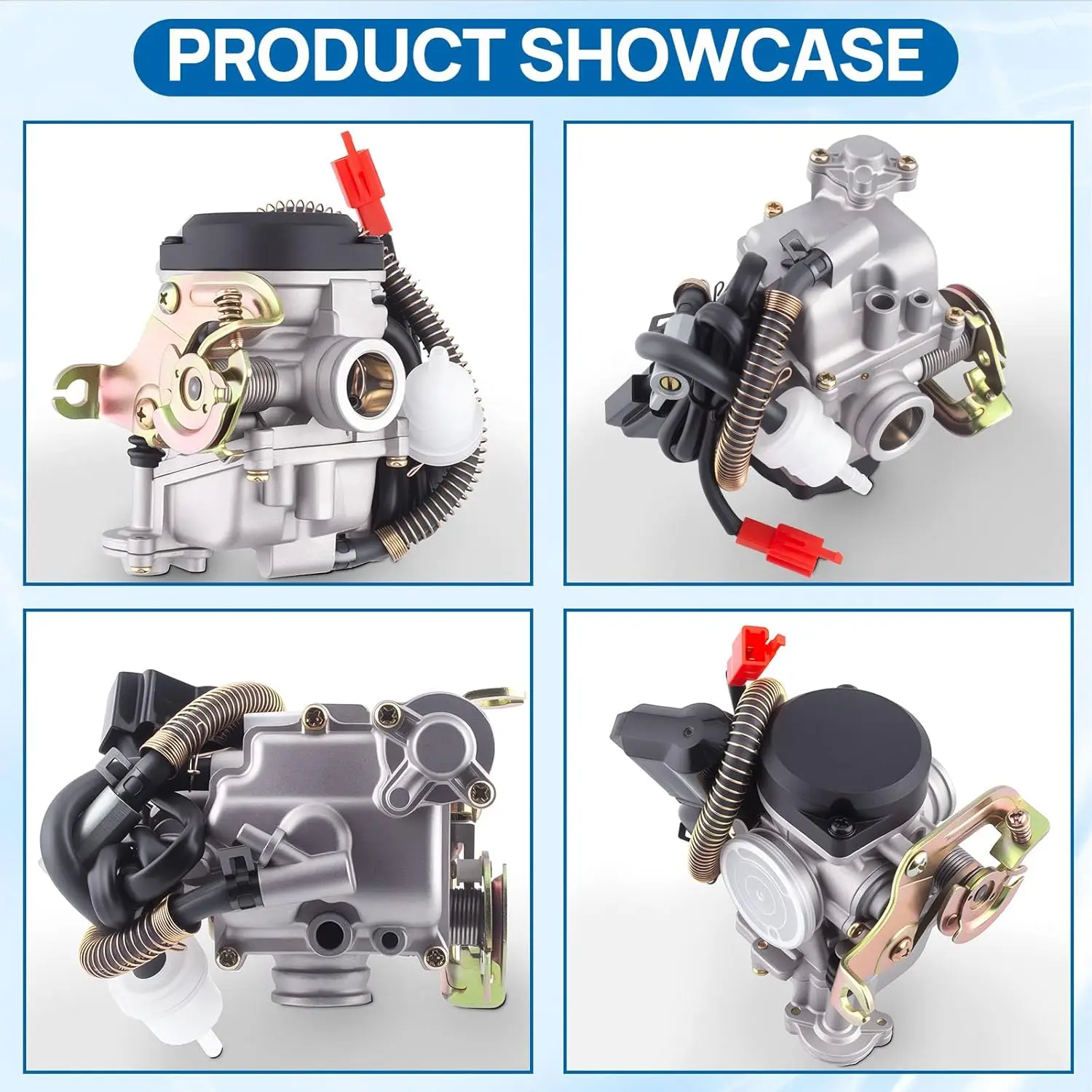 Карбюратор GY6 50Cc PD18J, комплект карбюратора, совместимый с Tao Tao 49Cc 50 ATM50 Pony VI (art.: 3920d7b84dffd) - 3920d7b84dffd