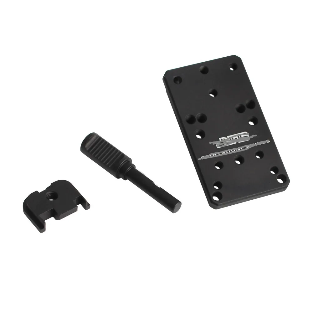 

Rear Sight Mount Plate Base For Glock 17 19 22 23 Pistol Universal Red Dot Sights Bott For Docters Venom Viper RMR Eotech Burris