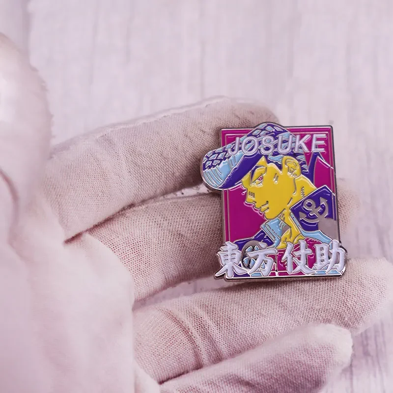 Значок из японского классического аниме приключения с героями мультфильмов