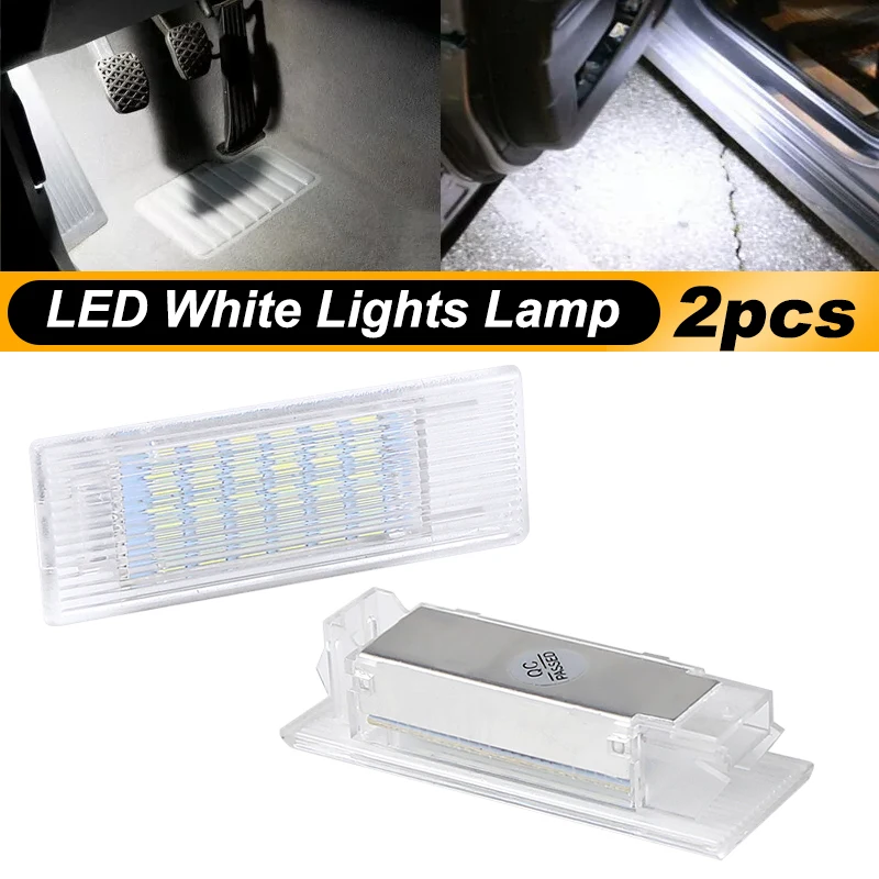 

2 шт. светодиодный светильник для ног, автомобильная лампа приветствия, белый для BMW F20 F21 F30 F31 F34 F32 F10 F11 F07 F01 X5 X1 X4 I3