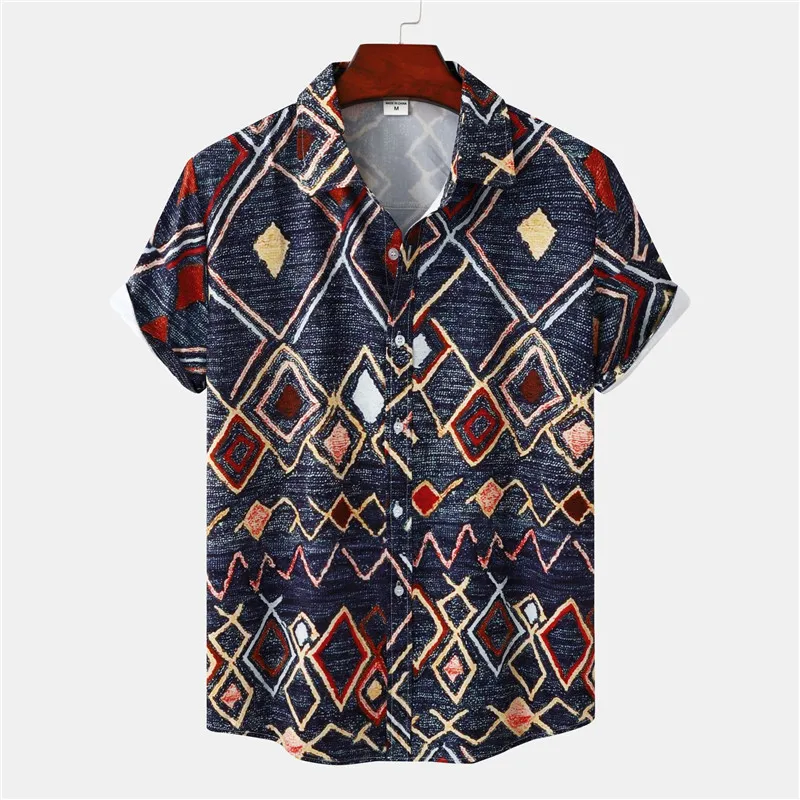 

Mens Casual Hawaiian Shirt Short Sleeve Button Down Beach Shirts Tropical Floral Shirts Holiday Vacation Clothing Chemise Homme