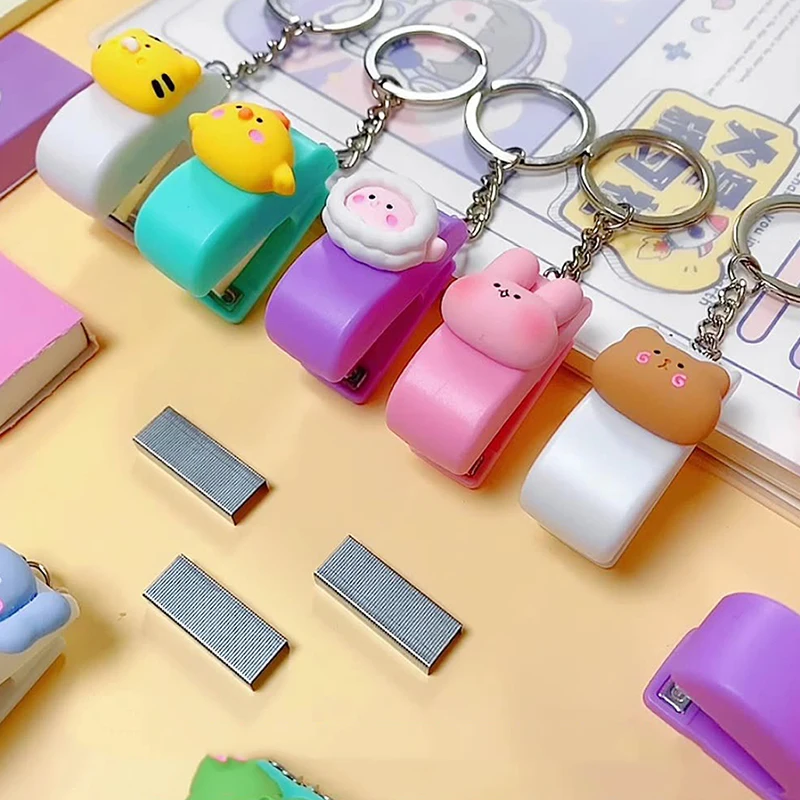 

1 шт. портативный фотоальбом с животными, мини степлер № 10, скобы, офисные аксессуары, школьные принадлежности