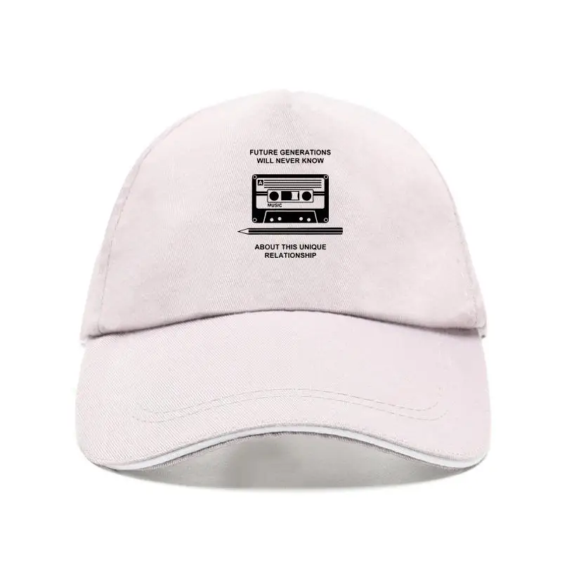 

New cap hat port an' Vintage Tape Recorder Print Hoe Cotton treet en' Coo hort-eeve Baseball Cap