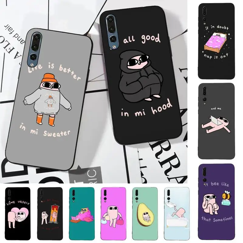 

LVTLV Cartoon Ketnipz Phone Case for Huawei P30 40 20 10 8 9 lite pro plus Psmart2019