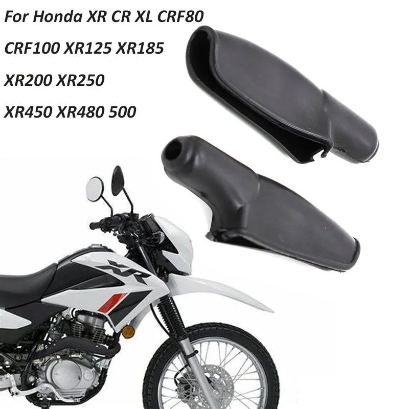 Резиновые чехлы на тормозные ручки сцепления для Honda XR CR XL CRF80 CRF100 XR125 XR185 XR200 XR250 XR450 XR480 500, крышка руля