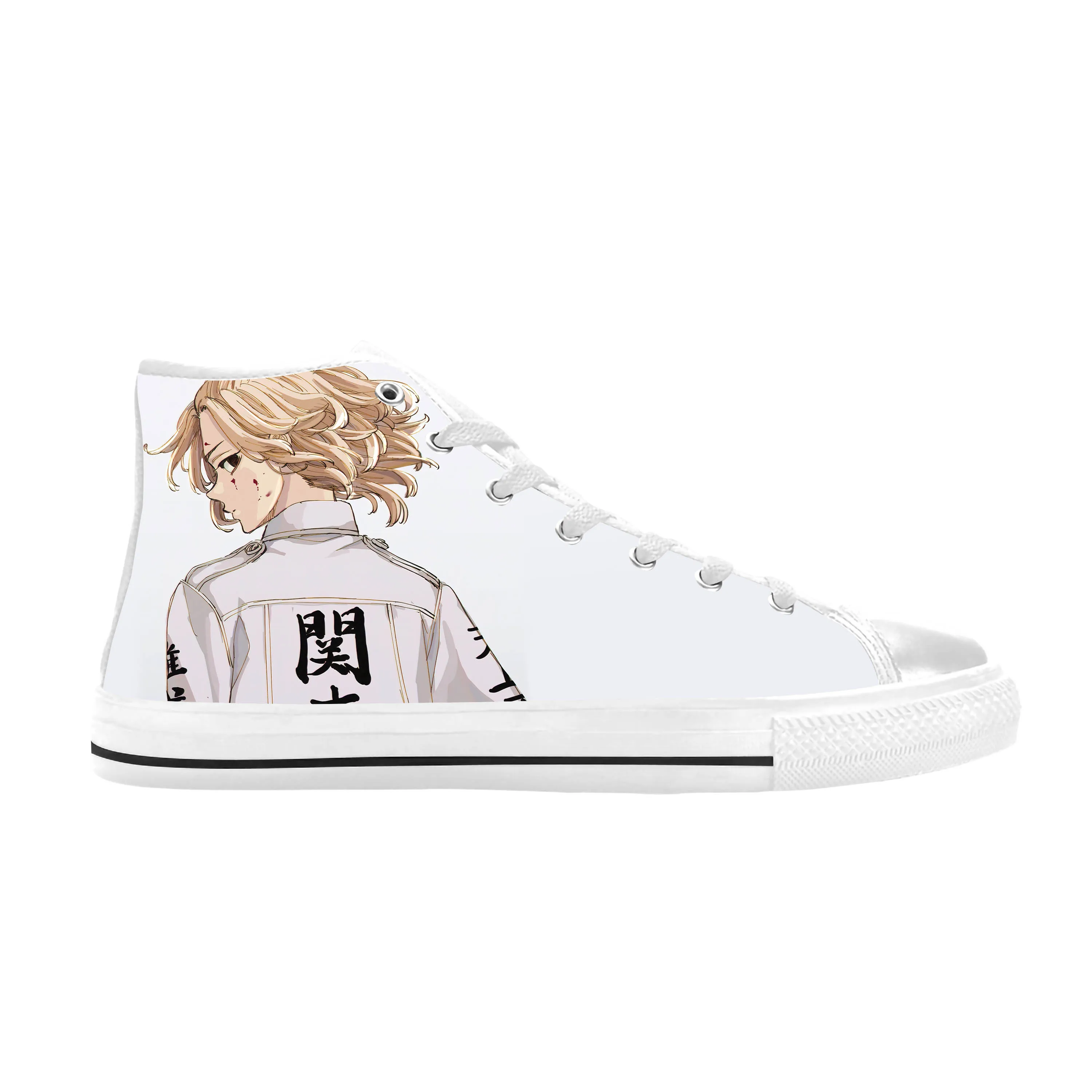 Japanese Anime Tokyo Revengers Sano Manjiro Mikey Casual Cloth Shoes High Top Comfortable Breathable 3D Print Men Women Sneakers