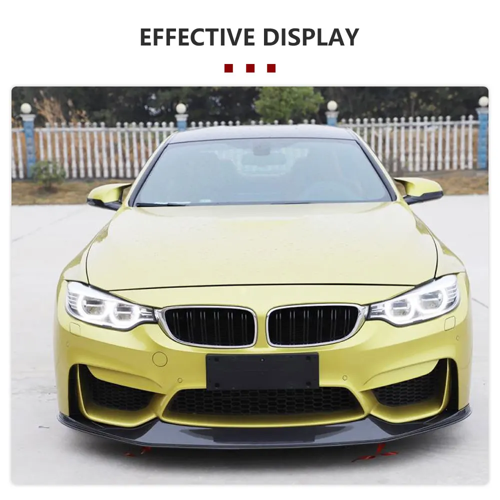 Передний бампер автомобиля из углеродного волокна разделители губ для BMW F80 M3 F82 F83