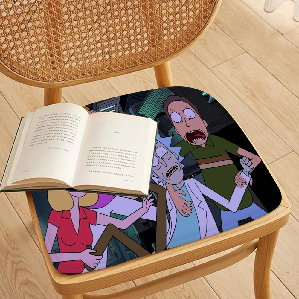 Разноцветная Плюшевая Подушка R-Rick-Morties Мягкая Квадратная Для Сиденья Домашнего