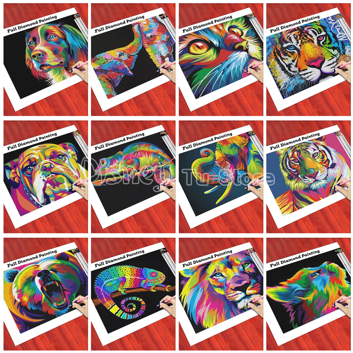 

5d алмазная живопись «сделай сам», Набор для вышивки крестиком с кошкой и Таро, полноформатная Алмазная мозаика, картина из мультфильма Стра...